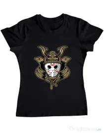 Tricou ADLER dama Samurai Jason Negru