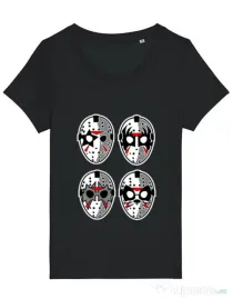 Tricou STANLEY STELLA dama Jason Rock Faces Negru