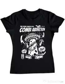 Tricou ADLER dama Combi Abduction Negru