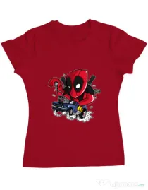 Tricou ADLER dama Deadrace Rosu