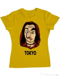 Tricou ADLER dama Tokyo Galben