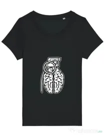Tricou STANLEY STELLA dama Grenade Brain Negru