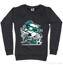 Bluza ADLER dama Street Soccer Negru melanj