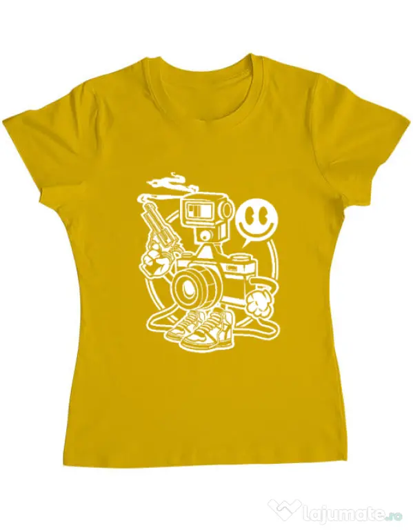 Tricou ADLER dama Shooter Galben