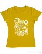 Tricou ADLER dama Shooter Galben