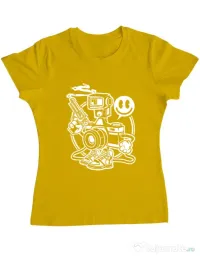 Tricou ADLER dama Shooter Galben