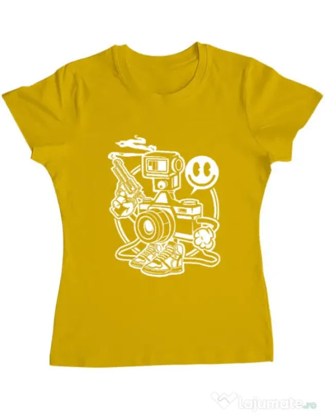 Tricou ADLER dama Shooter Galben