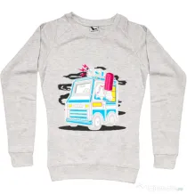 Bluza ADLER dama Ice Cream Truck Migdala melanj