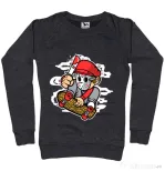 Bluza ADLER dama Killer Skater Negru melanj