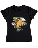Tricou ADLER dama Taco Negru