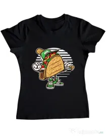 Tricou ADLER dama Taco Negru
