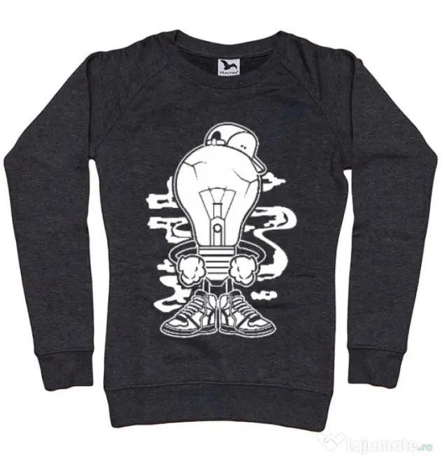 Bluza ADLER dama Light Boy Negru melanj