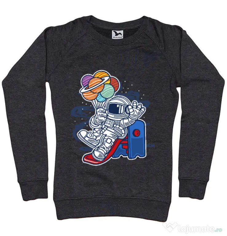 Bluza ADLER dama Space Slider Negru melanj