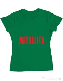 Tricou ADLER dama Metallica 2 Verde mediu