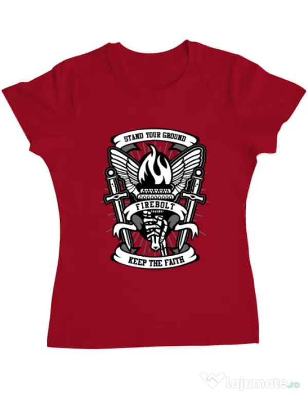 Tricou ADLER dama Torch Rosu
