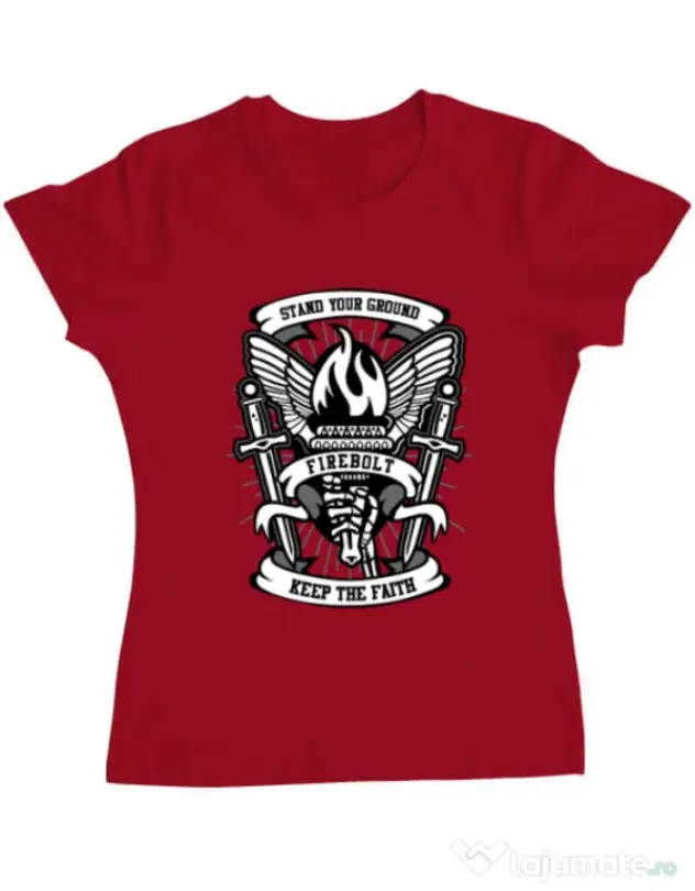 Tricou ADLER dama Torch Rosu