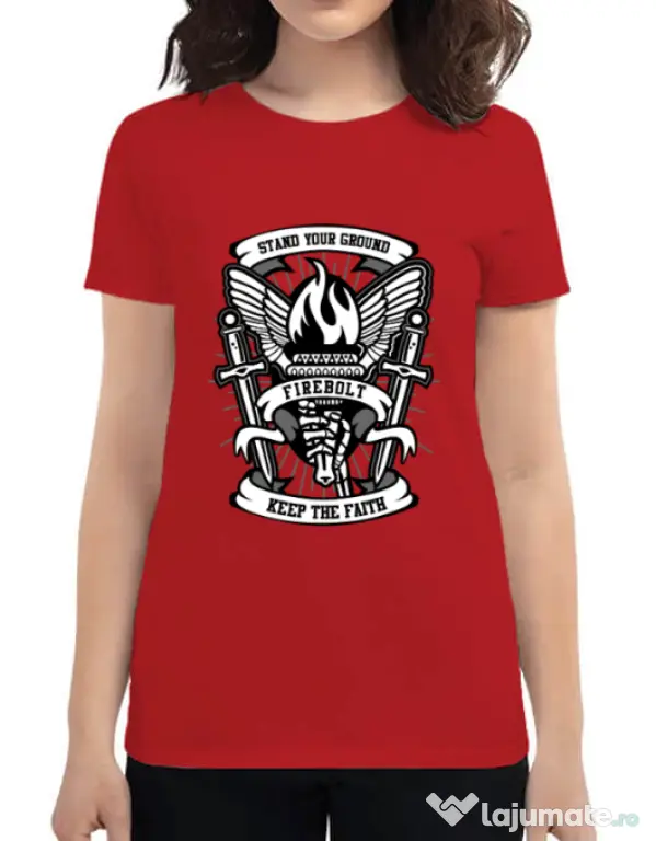 Tricou ADLER dama Torch Rosu
