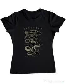 Tricou ADLER dama Hourglass Negru