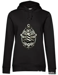 Hoodie dama cu gluga Lighthouse Negru