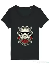Tricou STANLEY STELLA dama Sugar Skull Trooper Negru