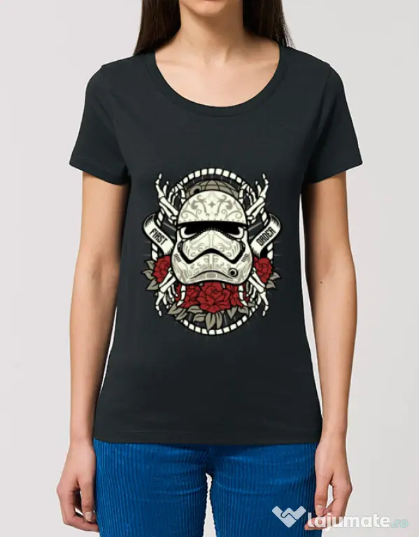 Tricou STANLEY STELLA dama Sugar Skull Trooper Negru