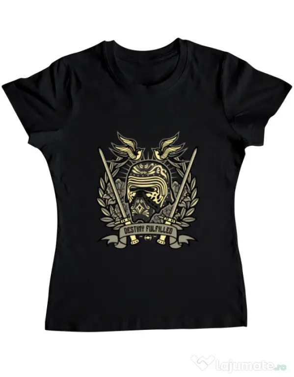 Tricou ADLER dama Destiny Fulfilled Negru