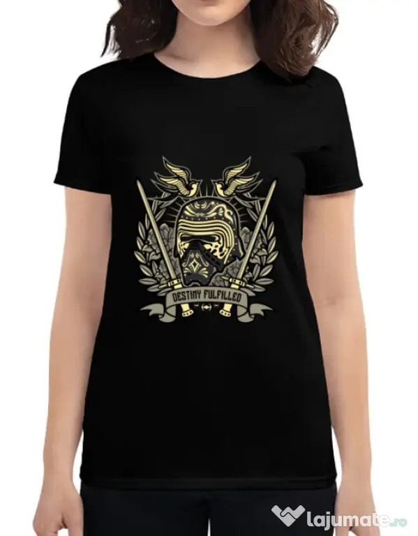 Tricou ADLER dama Destiny Fulfilled Negru