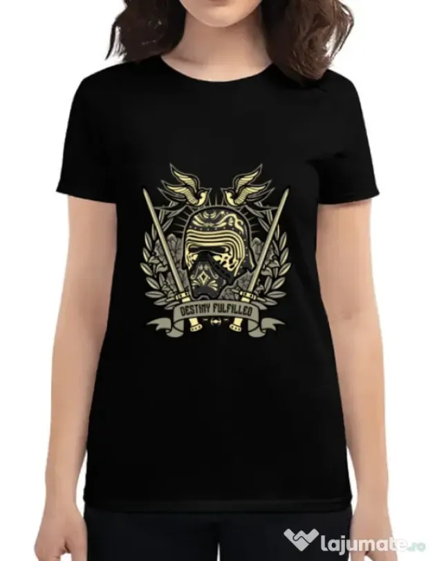 Tricou ADLER dama Destiny Fulfilled Negru