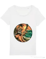 Tricou STANLEY STELLA dama Have a Nice Day Alb