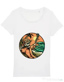 Tricou STANLEY STELLA dama Have a Nice Day Alb