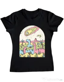 Tricou ADLER dama Asteroid Negru