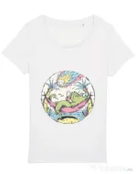 Tricou STANLEY STELLA dama Asteroid Day Alb
