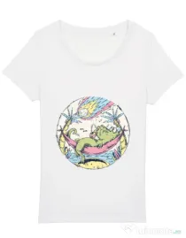 Tricou STANLEY STELLA dama Asteroid Day Alb