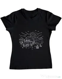 Tricou ADLER dama Wander Negru