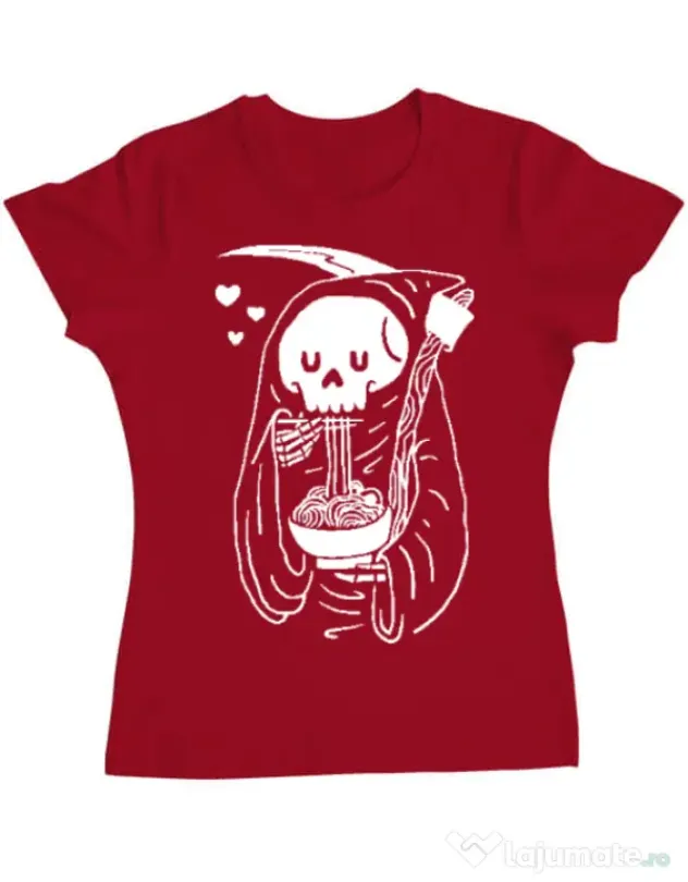Tricou ADLER dama Ramen Reaper Rosu