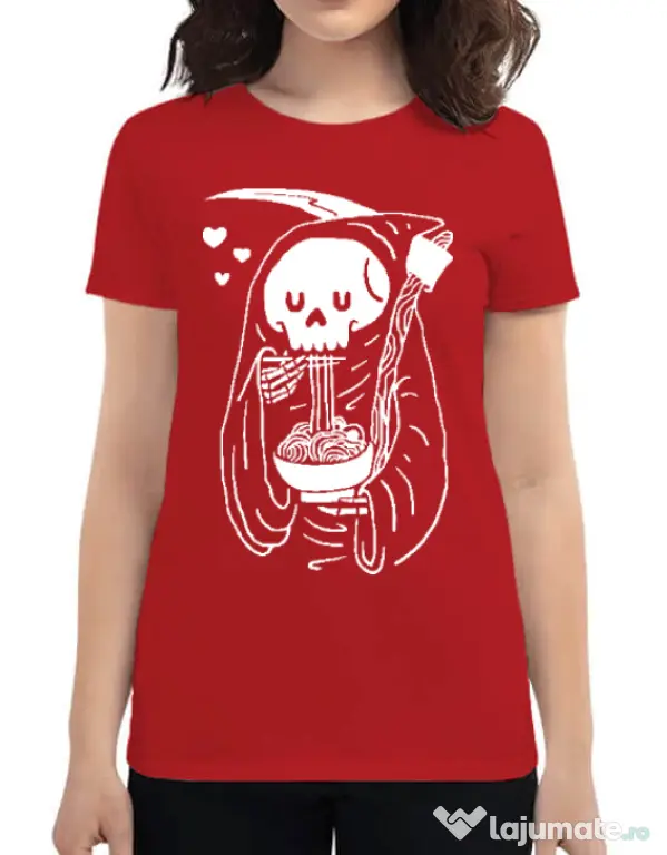 Tricou ADLER dama Ramen Reaper Rosu