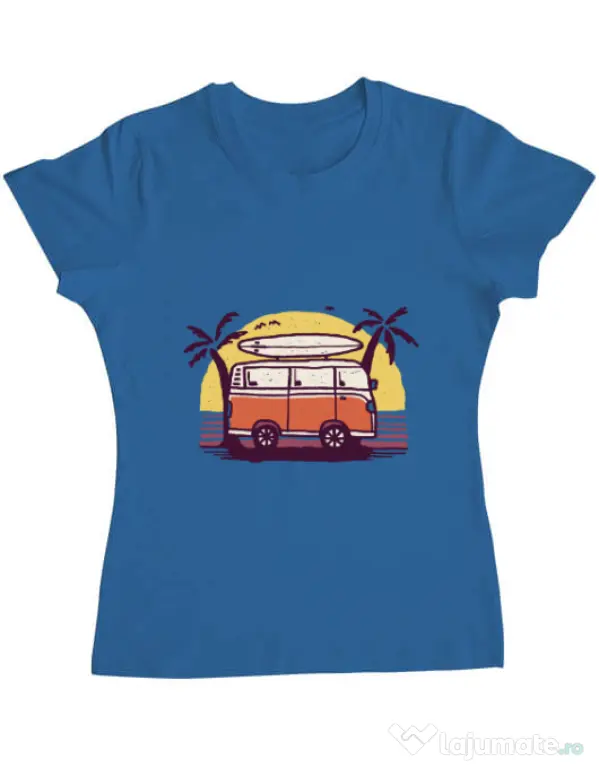 Tricou ADLER dama Sunset Van Albastru azuriu