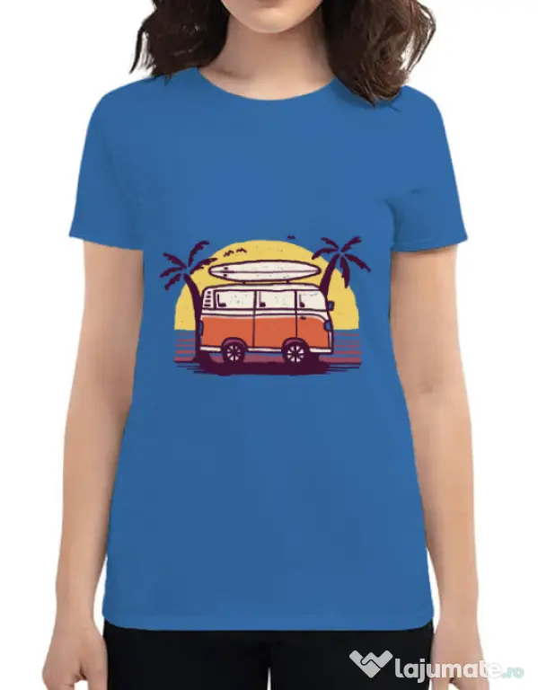 Tricou ADLER dama Sunset Van Albastru azuriu