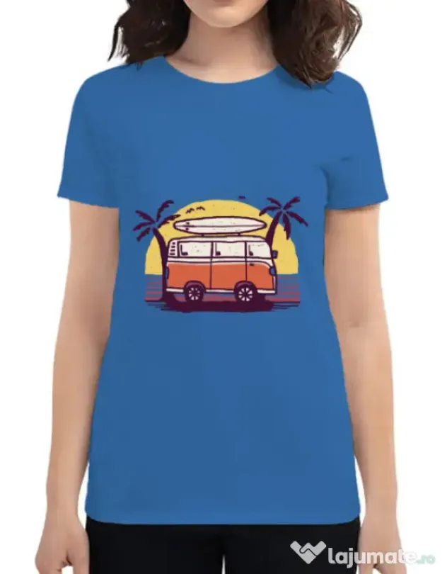 Tricou ADLER dama Sunset Van Albastru azuriu