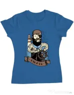Tricou ADLER dama Adventure of the Sea Albastru azuriu