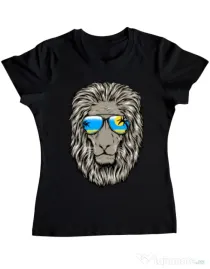 Tricou ADLER dama King of Summer Negru
