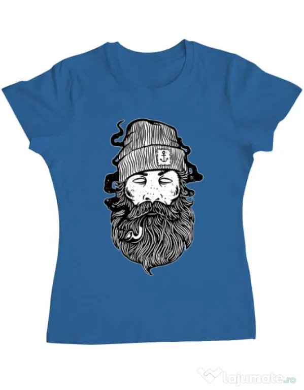 Tricou ADLER dama Sailor Man Albastru azuriu