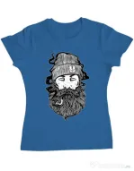 Tricou ADLER dama Sailor Man Albastru azuriu