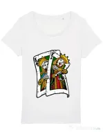 Tricou STANLEY STELLA dama CARD Alb