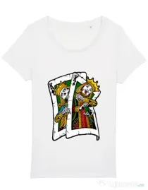 Tricou STANLEY STELLA dama CARD Alb
