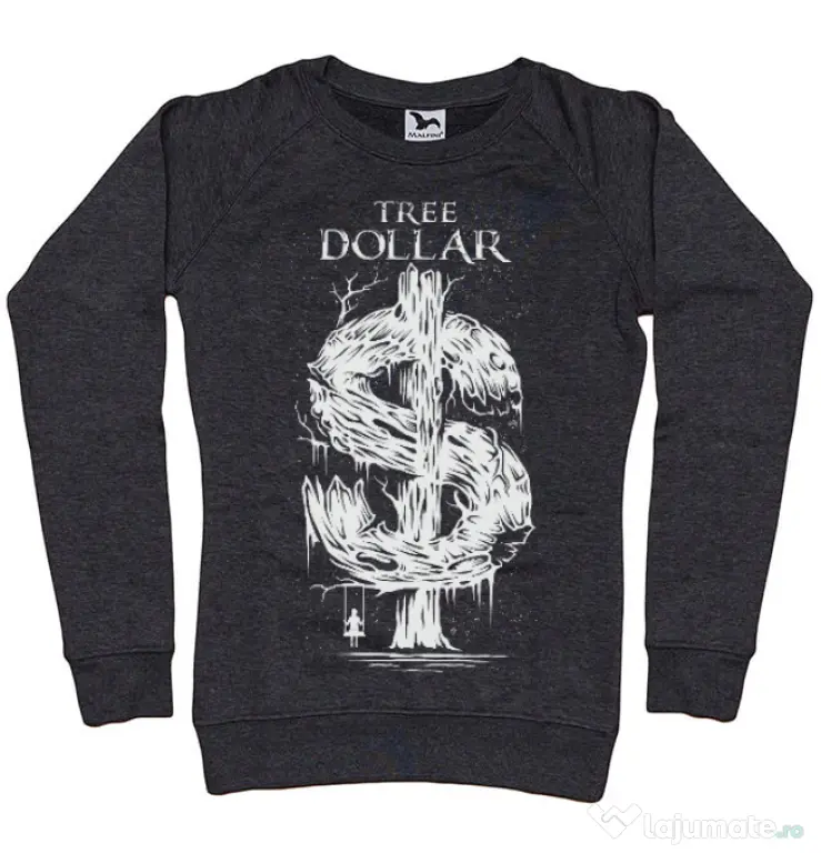 Bluza ADLER dama Tree Dollar Negru melanj