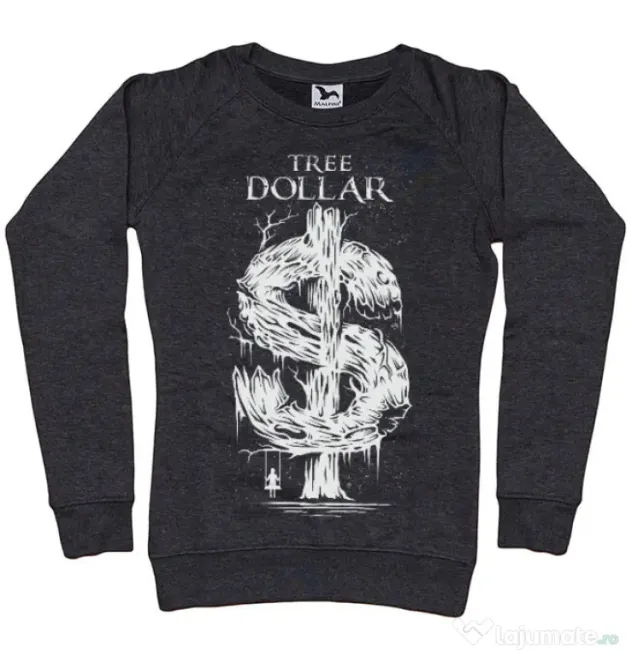 Bluza ADLER dama Tree Dollar Negru melanj