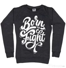 Bluza ADLER dama Born To Fight Negru melanj