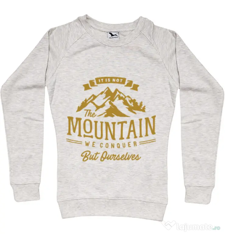 Bluza ADLER dama Its not the mountain we conquer Migdala melanj