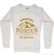 Bluza ADLER dama Its not the mountain we conquer Migdala melanj